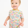 Garden Glow Bamboo Shorts Set