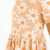 Boho Daisy Bamboo Short Sleeve Dress