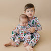 Bamboo Zip Romper | Christmas Vibes