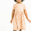 Boho Daisy Bamboo Short Sleeve Dress