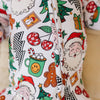 Bamboo Zip Romper | Christmas Vibes