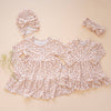 Twirl Skirt Bodysuit - Mocha Ditsy Floral