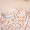 Twirl Skirt Bodysuit - Mocha Ditsy Floral