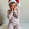 Vintage Santa Bamboo Christmas Pajamas - 2pc Set