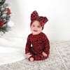 Chloe Leopard RUFFLE ZIP xmas bamboo baby one piece outfit