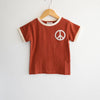 Peace, Graphic t-shirt, Orange
