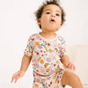 Wild Petals Bamboo Shorts Set