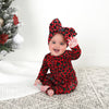 Chloe Leopard RUFFLE ZIP xmas bamboo baby one piece outfit
