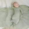 Dried Thyme Bamboo Swaddle Blanket