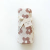 Knitted Baby Blanket - Mocha Daisy