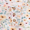 Mustard floral print bamboo pajamas