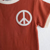 Peace, Graphic t-shirt, Orange