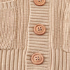 Apricot Pocket Cardigan Sweater