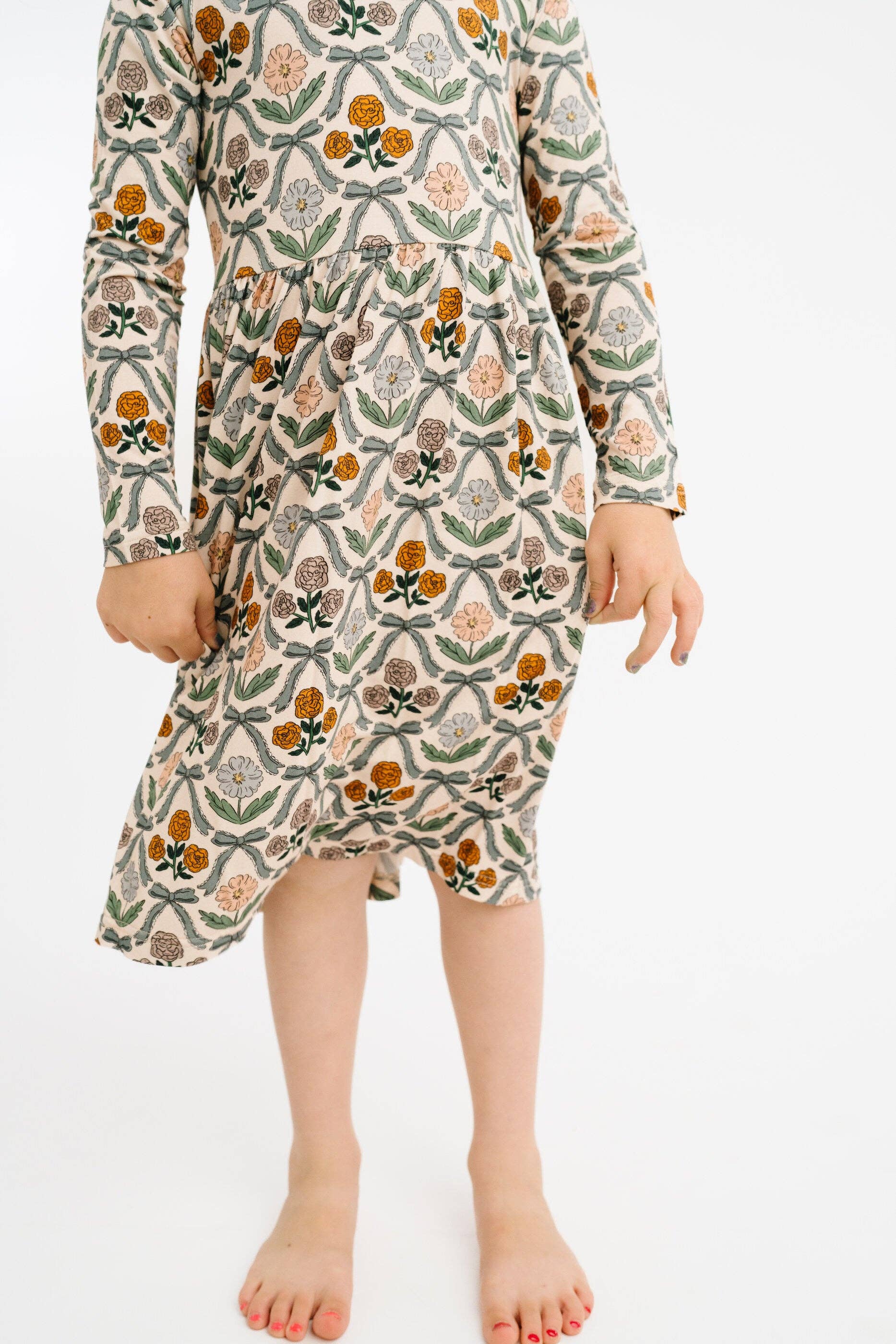 Cottage Bow Bamboo Dress