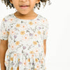 Floral Bamboo Short Sleeve Dress