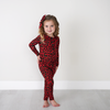 Chloe Leopard TWO PIECE matching christmas pajamas toddler