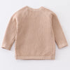 Khaki Button Sweater