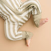 Olive Stripe Bamboo Sleeper