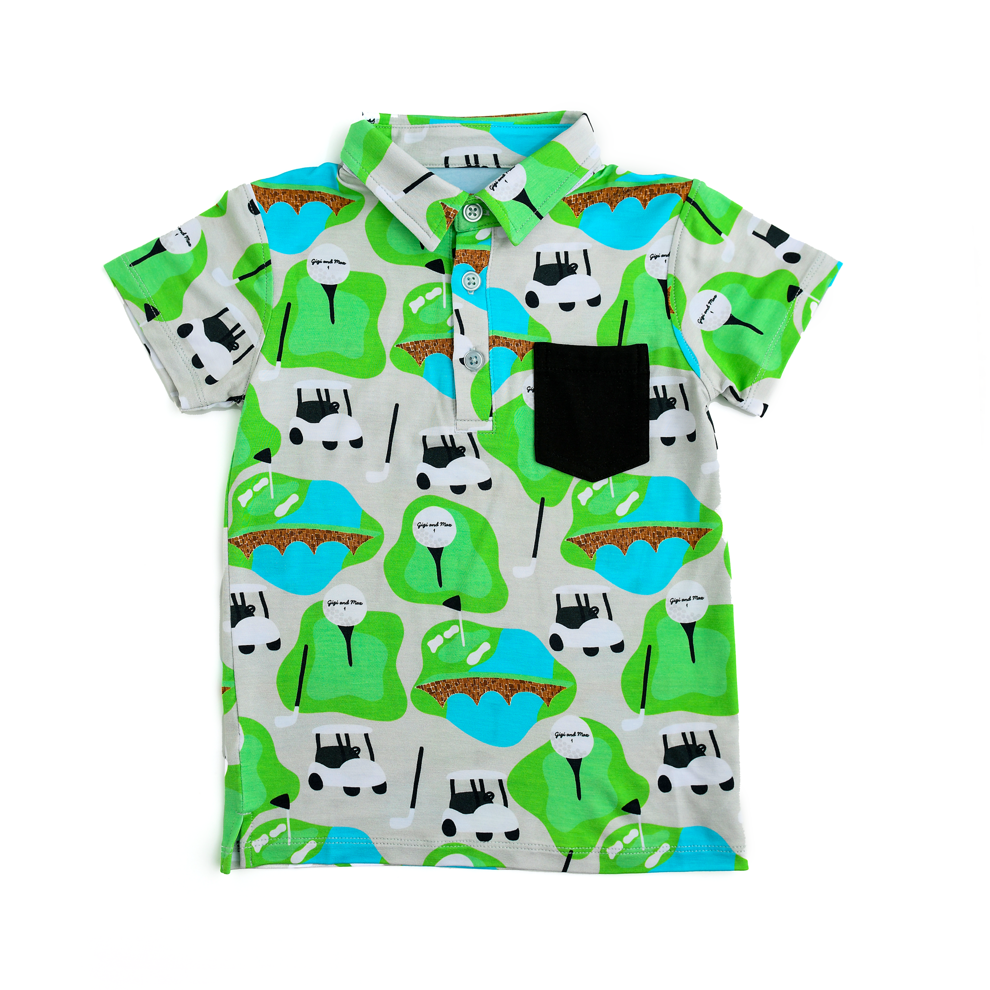 Ryder Golf Polo Shirt Bamboo Kids Toddler