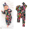 Cassandra RUFFLE ZIP Bamboo One Piece Floral Baby Clothing
