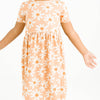 Boho Daisy Bamboo Short Sleeve Dress