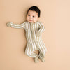 Olive Stripe Bamboo Sleeper