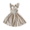 Pink Leopard Twirl Dress