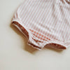 Long Flutter Sleeve Leo - Bubblegum Stripe