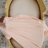 Blush Pink Bamboo Swaddle Blanket