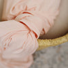 Blush Pink Bamboo Swaddle Blanket