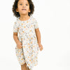 Floral Bamboo Short Sleeve Dress