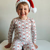 Vintage Santa Bamboo Christmas Pajamas - 2pc Set