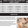 Kids/Baby Two Tone Vintage Cap - Bubba (Black/Beige)