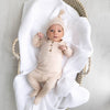 Top & Bottom Baby Outfit (Newborn - 12 M) - Sand - Beige