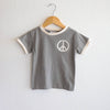 Peace, Graphic tshirt, Grey