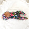 Cassandra RUFFLE ZIP Bamboo One Piece Floral Baby Clothing