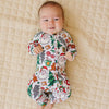 Bamboo Zip Romper | Christmas Vibes