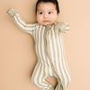 Olive Stripe Bamboo Sleeper